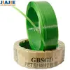 green PET strapping band for glass bottle packing