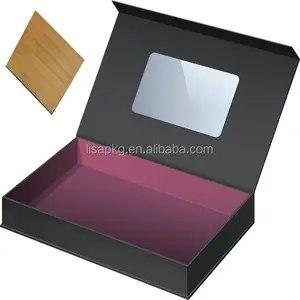 magnetic wooden gift packaging box and unfinished wooden box