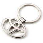 Promotional Gift customized Toyota car metal keychain logo custom