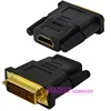 DVI-D 24+1 Male DVI to HDMI Female Adapter Converter Connector Head Gold Plated Connector