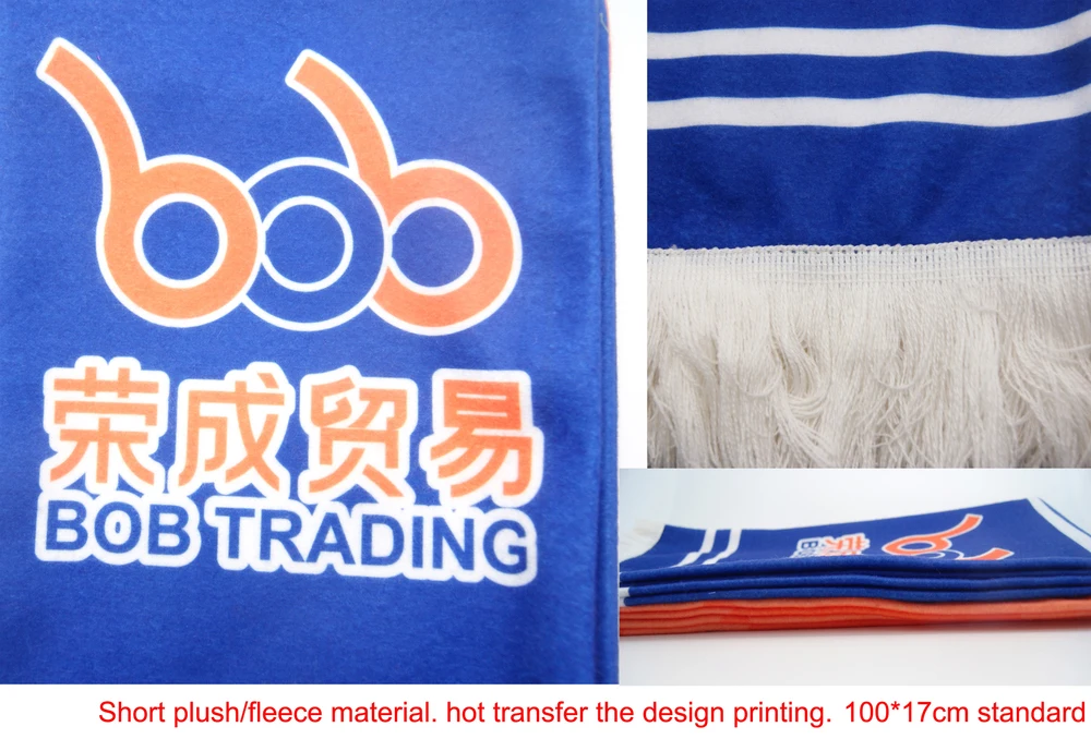 Germany series football fan printing scarf custom silk satin football fans scarf