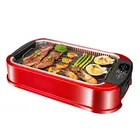 Stainless steel heating element gas smokeless system bbq grill