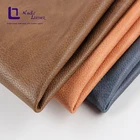 Printed 1.2mm nonwoven pu leather environmental material for bags retro-coloured leather