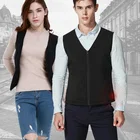 Woemn's Heated Vest Heated Sleeveless Jacket Winter Intelligent Vest Heating Jacket Slim Vest 2XL