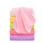 Wholesale hot sale white 400gsm recycled plain color microfiber towel