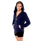 Unisex cotton hoodie sweatshirts with rhinestones YKK zippers