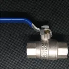 "SMB" long Italy types of China 2 pcs F-F straight lever operated brass ball valve supplier