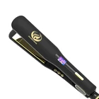 professional wide plate 450F LCD high temperature hair straightener, nano titanium flat iron