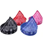 Adjustable personalized cute dog bandana scarf collar for Dog Cat