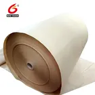 Jumbo roll white/brown adhesive custom printed double-side silicone coated kraft paper roll