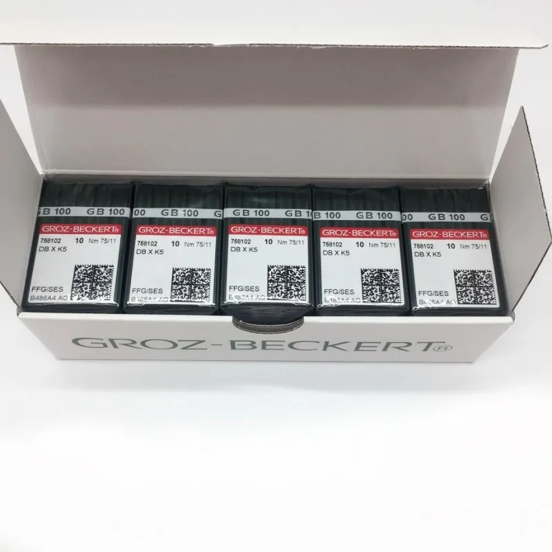China Hand Sewing Suppliers Groz Beckert Needles 75/11 DBxK5 FFG/SES industrial embroidery sewing machine