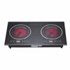 China Manufacturer clay pot induction cooker electric double burner all metal induction ceramic cooker