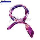OEM Square 20x20inch Custom Design Satin Bandana Neck Scarf For Women