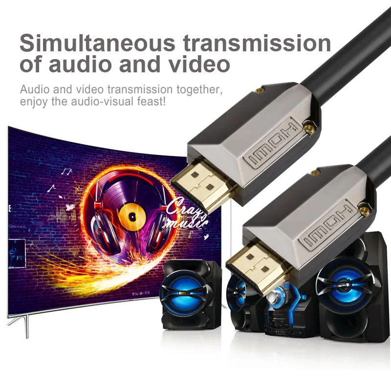 Awm 20276 high speed hdmi cable 3D, 4K*2K for HDTV, Home Theater, DVD player, projector, PS3 welcome to oem logo - ANKUX.COM