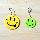 custom pvc keychain reflector keychain is on sale