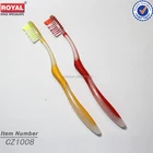 Tongue cleaner rubber handle adult toothbrush