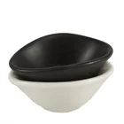 China supplier cheap small size hotel used ceramic dipping soy sauce bowl / snack bowl