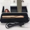 2 in 1 electric girl professional private label flat iron ceramic logo custom gold hair flat irons