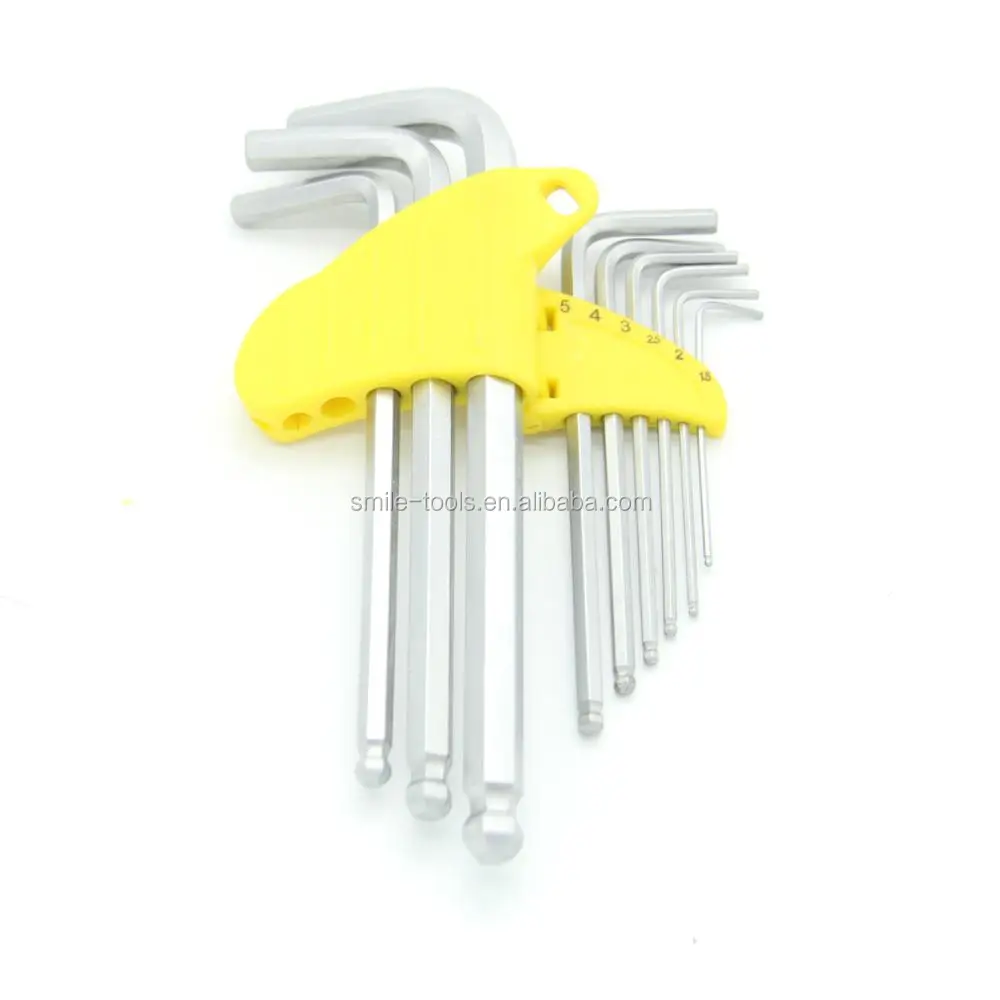 Professional 9pcs long arm CRV hex key set (5).JPG
