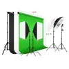 Full Studio Background Lighting Kit Roll Up Backdrops Photo Studio Photography Background Stand For Sale
