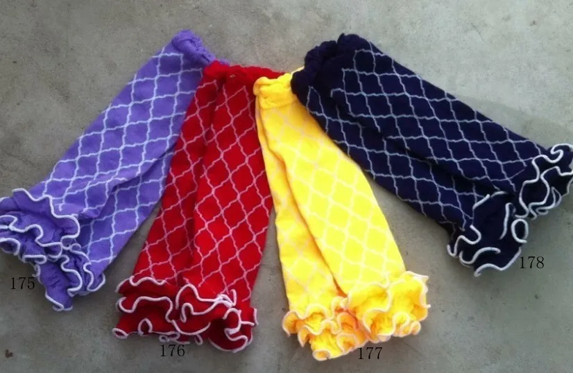 baby girls leg warmer with chiffon ruffle