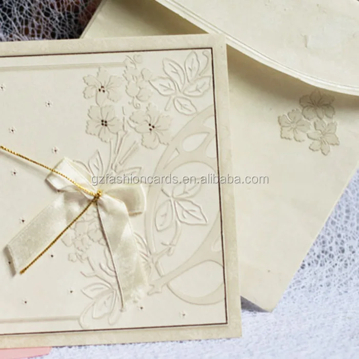 2019 hot sale square simple elegant fashion greeting card