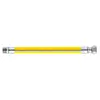 Yellow Cover Stainless Steel CE Gas Hose