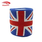 Hot Sale Bulk Custom Design Jacquard Sweatband Sport Fashion Country Flag Wristband