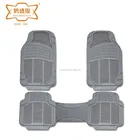 Pvc/plastic Mini Car Floor Mats 3/5 Pcs Universal
