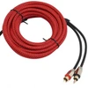 high-grade metal-head automobile audio line 2rca-2rca automobile audio line power cord set