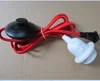 UL Textile wire cord set with lamp holder Inline foot switch