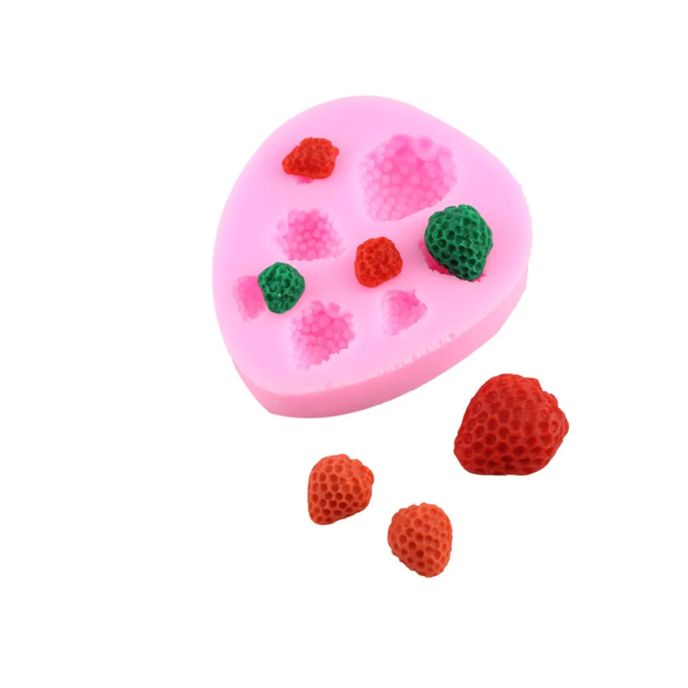 Silicone fondant Chocolate molded flower arts tool DIY a variety of strawberry shaped cake decorating tools taobao 1688 agent