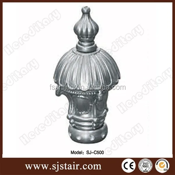 Outdoor Aluminum Fence Decoration Die Casting Post Caps View