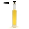 Matte white 200ml tube ice wine glass bottle with cork
