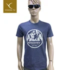 Fashion cheap custom printed mens slim fit bulk plain round neck t-shirt cotton
