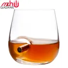 best seller at Amazon original factory wholesale handmade crystal bullet whiskey glass