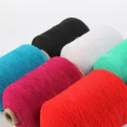 High quality colorful elastic polyester rubber covered yarn for socks Masks Gloves Knitting