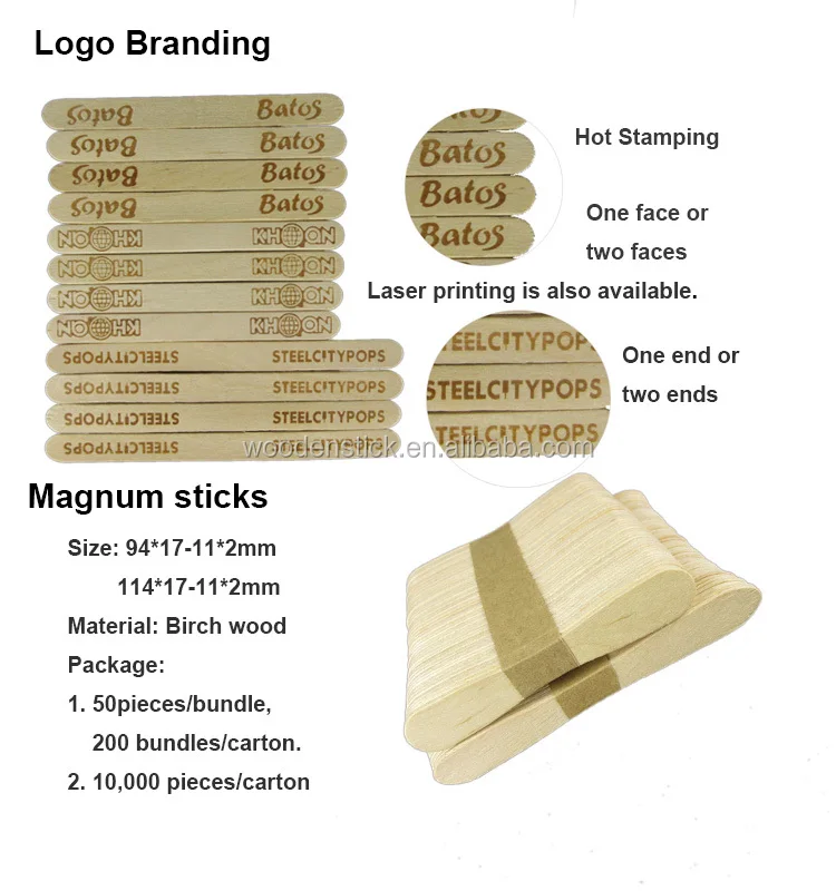 plain edge bulk birch wooden colored ice cream sticks spoon