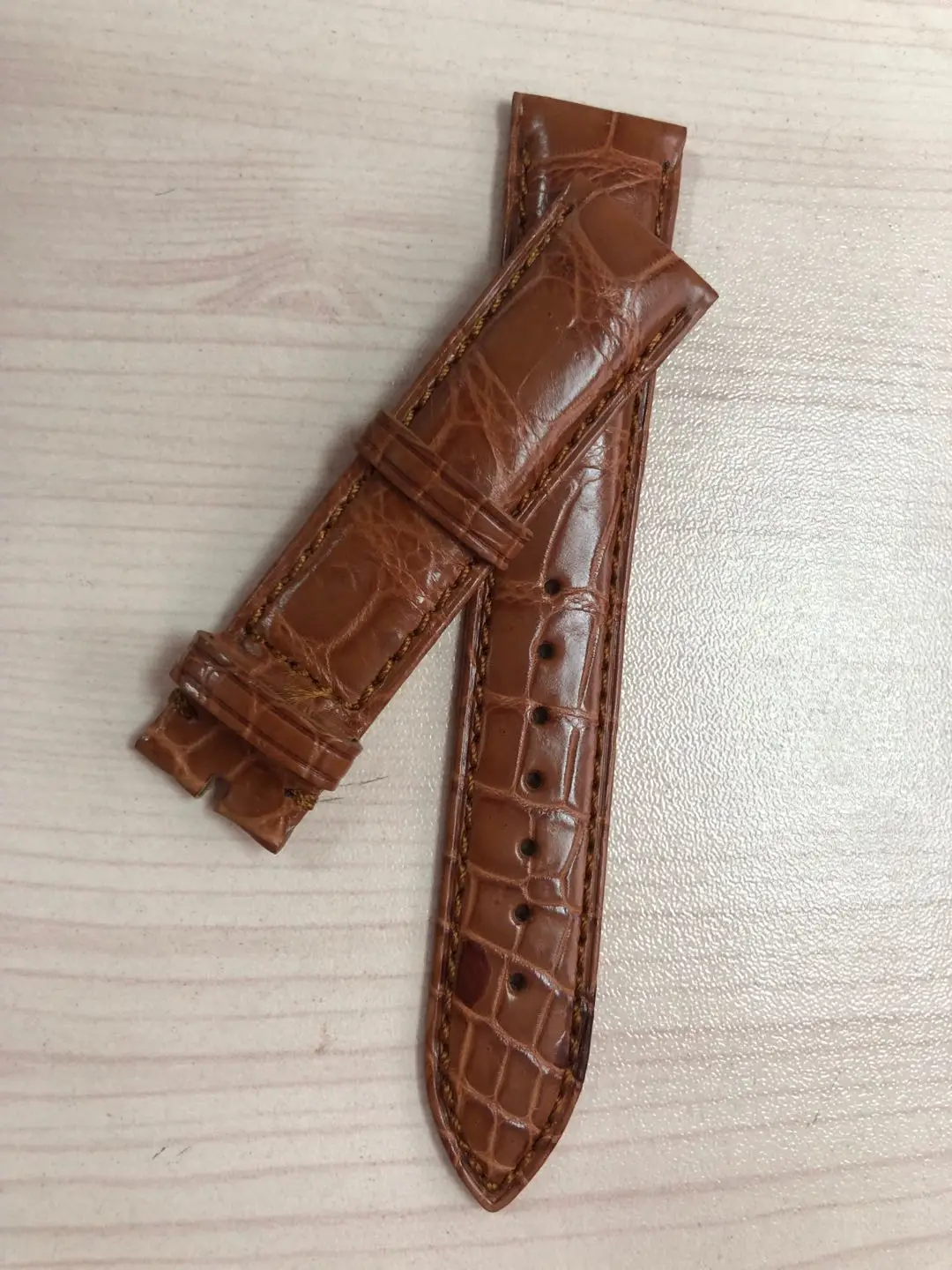 high-quality cheap crocodile genuine leather watch straps