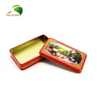 Metal Biscuit Tin Box Cookie Promotional Custom Metal Biscuit Tin Box for Cookie