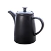 Japanese Tableware Coffee Pot 490ml Matte Black Teapot