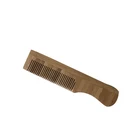 Custom Logo Accept 100 % Natural Promotional Anti Static Wooden Hair Comb