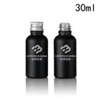 30ml black coated glass bottle with aluminum cap