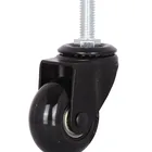 Small 2" Black PU Casters 50mm Furniture Caster wheel
