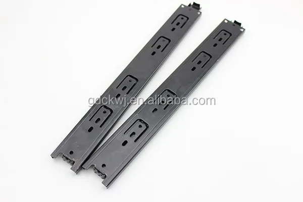guangzhou factory wholesale kitchen cabinet drawer slide channel heavy duty plastic telescopic drawer slide