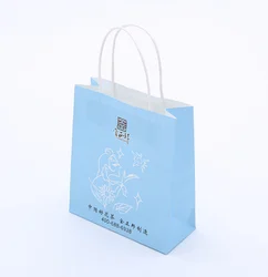 china personalized taobao white kraft gift bag brown paper favor