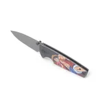 Carton Pattern Printing Stainless Steel Pocket Knife Promotion Gift Folding Knife