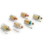 Safety Matches Wooden Hot Sale Safety Wooden Matches Stick in Cheap Glass Bottles