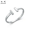 925 sterling silver ring open T ring designs brand rings