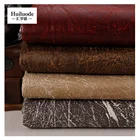 Factory 100% polyester bronzed suede fabric for sofa with price per meter